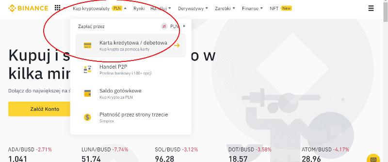 Giełda kryptowalut Binance