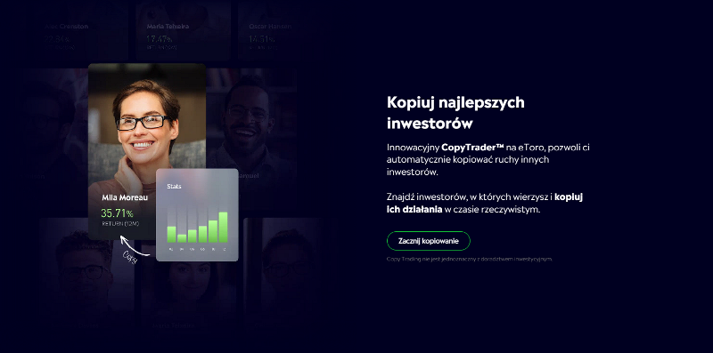 System Copy Trader na eToro